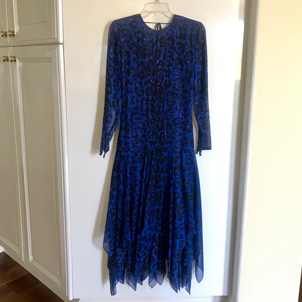 Cobalt AJ Bari Cocktail dress